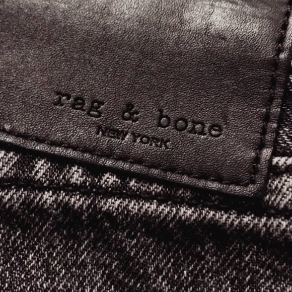 RAG & BONE Rosa Mid-Rise Denim Walking Shorts - Picture 10 of 10